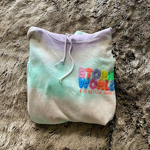 StormiWorld “2 is Better Than 1” Tie Dye Hoodie