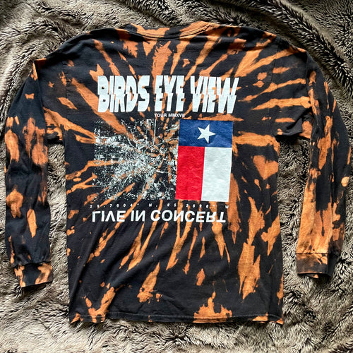 Birds Eye View Tour Texas Flag Exclusive Tee (Bleached)