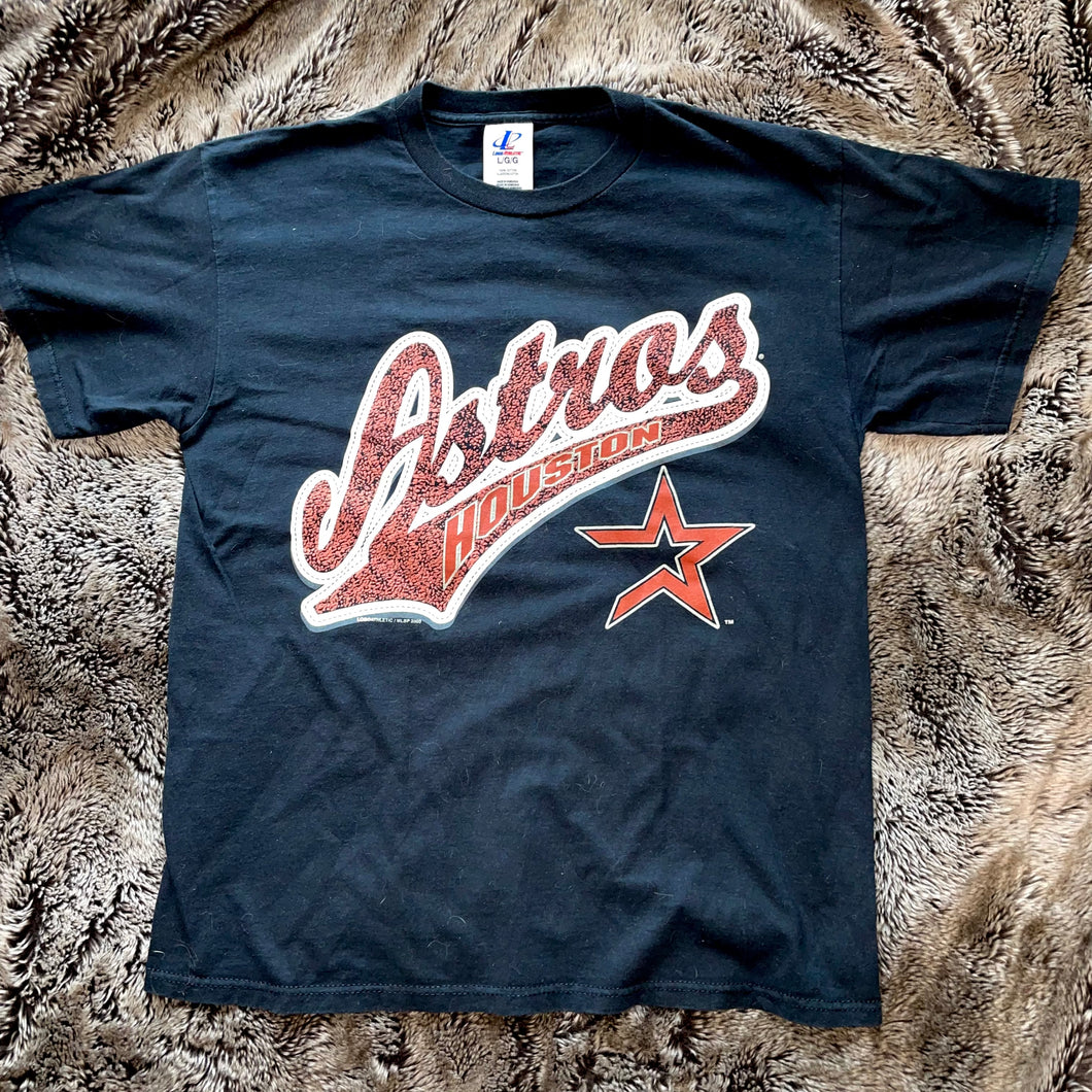 Astros 2000 Puff Print Logo Tee (Black)