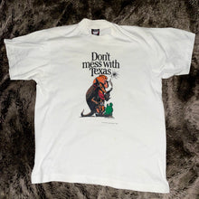 Load image into Gallery viewer, 1988 Don&#39;t Mess With Texas Armadillo Tee (White)