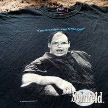 Load image into Gallery viewer, 1998 Seinfeld Costanza “Cantstandya” Tee (Black)