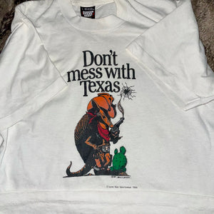 1988 Don't Mess With Texas Armadillo Tee (White)