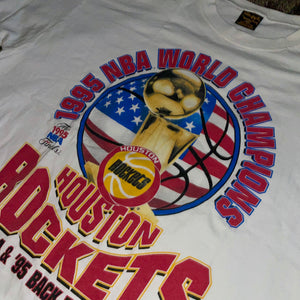 1995 Houston Rockets Classic World Champs Tee