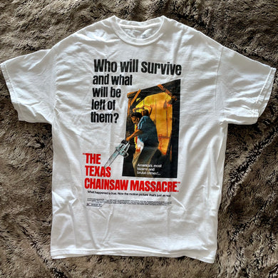 Halloween 2017 Texas Chainsaw Massacre Tee (White)