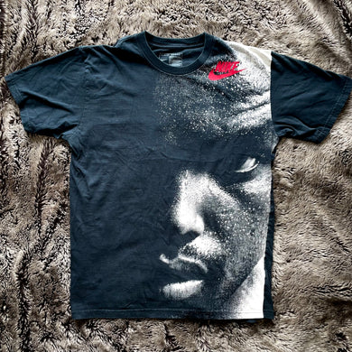 1990s Nike x Charles Barkley “I Am Not A Role Model” Tee (Black & Red)