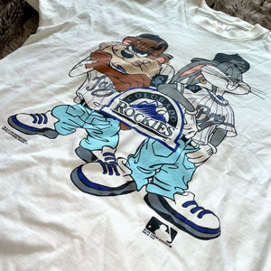 Colorado Rockies 1993 Looney Tunes Tee