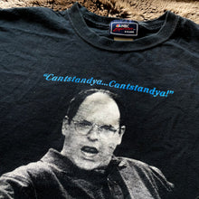 Load image into Gallery viewer, 1998 Seinfeld Costanza “Cantstandya” Tee (Black)