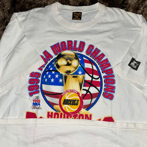 1995 Houston Rockets Classic World Champs Tee