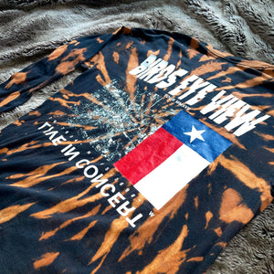 Birds Eye View Tour Texas Flag Exclusive Tee (Bleached)