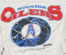 Load image into Gallery viewer, 1990s Houston Oilers Zubaz Crewneck Sweater (Grey)