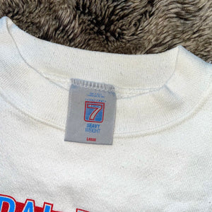 1991 Houston Oilers AFC Champions Crewneck Sweater (White)