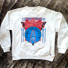 Load image into Gallery viewer, 1991 Houston Oilers AFC Champions Crewneck Sweater (White)