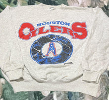 Load image into Gallery viewer, 1990s Houston Oilers Zubaz Crewneck Sweater (Grey)