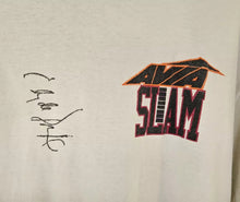 Load image into Gallery viewer, 1990s SIGNED Clyde “the Glide” Drexler AVIA “SLAM” Tee