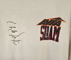 1990s SIGNED Clyde “the Glide” Drexler AVIA “SLAM” Tee