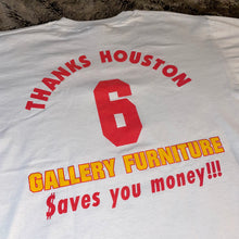 Load image into Gallery viewer, 1990s Houston Rockets Mattress Mack &quot;6th Man&quot; Tee (White)