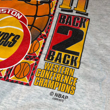 Load image into Gallery viewer, Rockets 1995 Clutch City II “Back 2 Back” Tee (Grey)