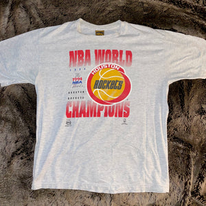 1994 Rockets World Champions Nutmeg Tee (Grey)