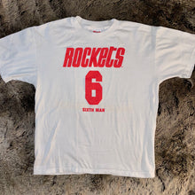 Load image into Gallery viewer, 1990s Houston Rockets Mattress Mack &quot;6th Man&quot; Tee (White)