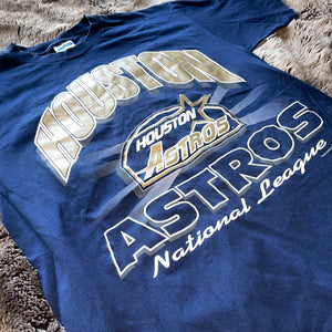 1994 Houston Astros NL Blue & Gold Era Tee (Navy)