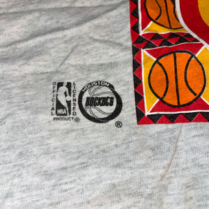 Rockets 1995 Clutch City II “Back 2 Back” Tee (Grey)