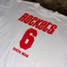 Load image into Gallery viewer, 1990s Houston Rockets Mattress Mack &quot;6th Man&quot; Tee (White)