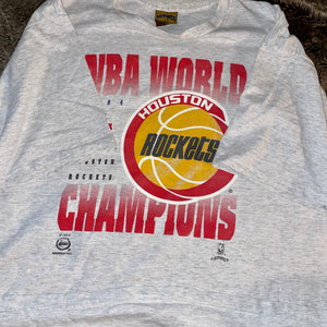 1994 Rockets World Champions Nutmeg Tee (Grey)