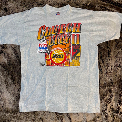 1993 Houston Oilers AFC Champions Tee (Grey) – Vintage Houston