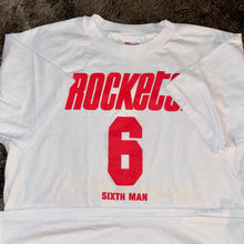 Load image into Gallery viewer, 1990s Houston Rockets Mattress Mack &quot;6th Man&quot; Tee (White)