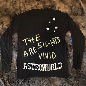 Astroworld "The Sights Are Vivid" Long Sleeve Tee