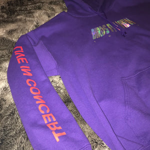 2017 Birds Eye View Tour Metallic Print Hoodie (Purple)