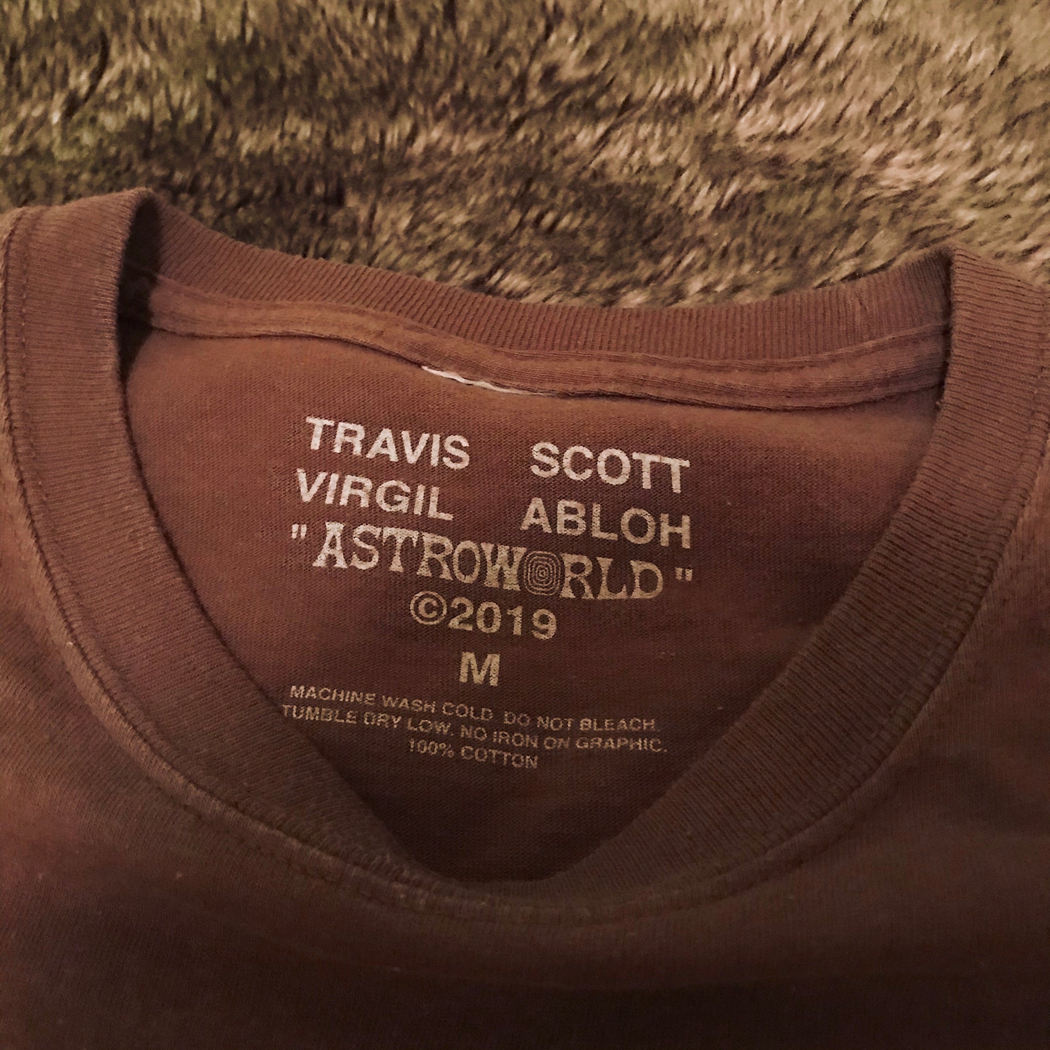 Virgil Abloh designs two t-shirts for Travis Scott