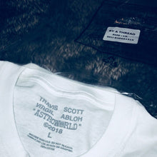 Load image into Gallery viewer, Travis x Virgil Abloh &quot;ASTROWORLD&quot; 2018 Release Tee (White)