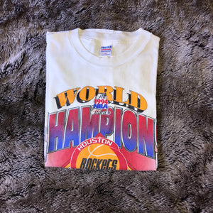 Rockets 1994 World Champions “Clutch City” Tee (White)