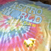 Load image into Gallery viewer, Astroworld &quot;Wish You Were Here&quot; Tie Dye LS Tee