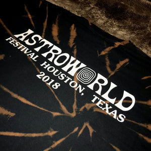 Astroworld Festival 2018 Astronaut Long Sleeve Tee (Bleached)