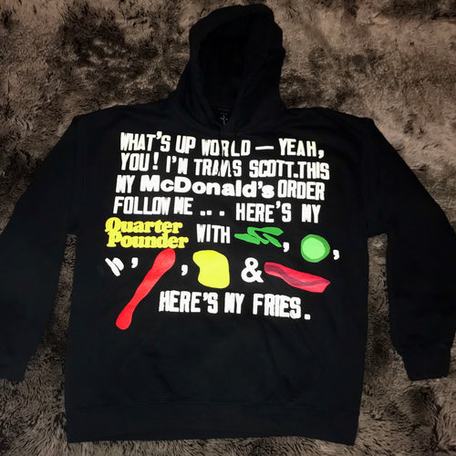 McD's x Cactus Plant Flea Market CJ Script Hoodie