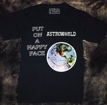 Load image into Gallery viewer, Astroworld “Happy Face” Tee (Black)