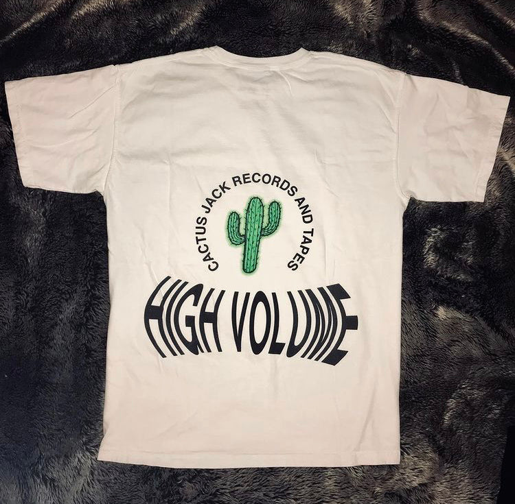 Cactus Jack Records “High Volume” Tee (White)