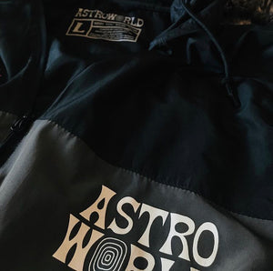 Astroworld Tour 2-Tone Windbreaker (Black & Grey)