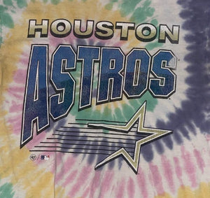 1990’s Astros “Blue & Gold Era” Vintage Tie Dye Tee