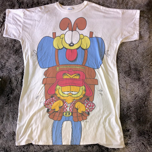 Vintage Single Stitch 1978 Garfield Tall Tee (Natural)