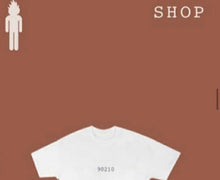 Load image into Gallery viewer, 2016 “90210” Video Drop Tee (White)