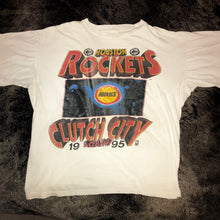 Load image into Gallery viewer, Rockets 1995 Comic Book “Clutch City” Tee (White)