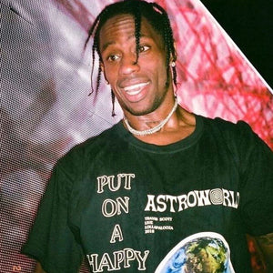 Astroworld “Happy Face” Tee (Black)