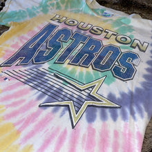 Load image into Gallery viewer, 1990’s Astros “Blue &amp; Gold Era” Vintage Tie Dye Tee