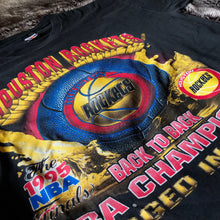 Load image into Gallery viewer, Rockets 1995 &quot;Forged in Gold&quot; Championship Tee (Black)