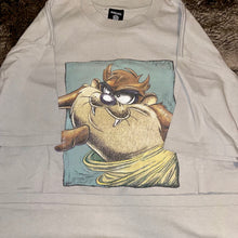 Load image into Gallery viewer, 1995 Looney Tunes Taz Box Logo Tee (Beige)