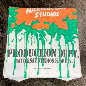 1993 Nickelodeon Studios Slime All Over Print Tee