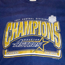 Load image into Gallery viewer, 1997 Astros NL Central Champions Tee (Navy)